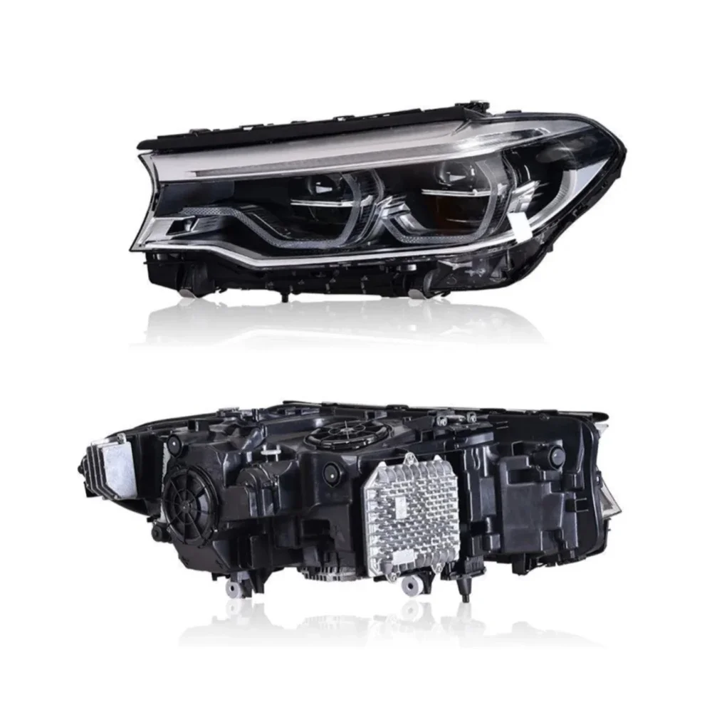 Для BMW 5 серии G30 фары 2017 2018-2020 ксеноновые HID обновление полностью светодиодные в
