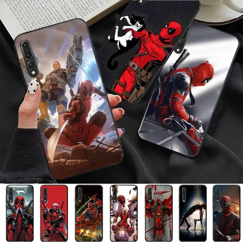 

Disney Deadpool Phone Case for Huawei P30 40 20 10 8 9 lite pro plus Psmart2019