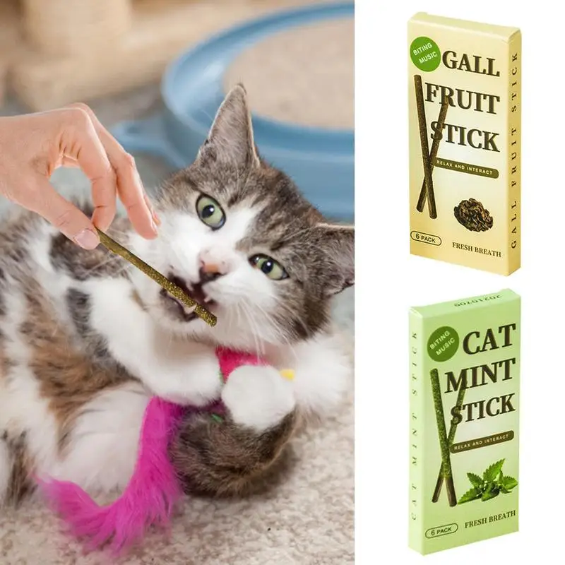 

6 шт., жевательная игрушка для кошек