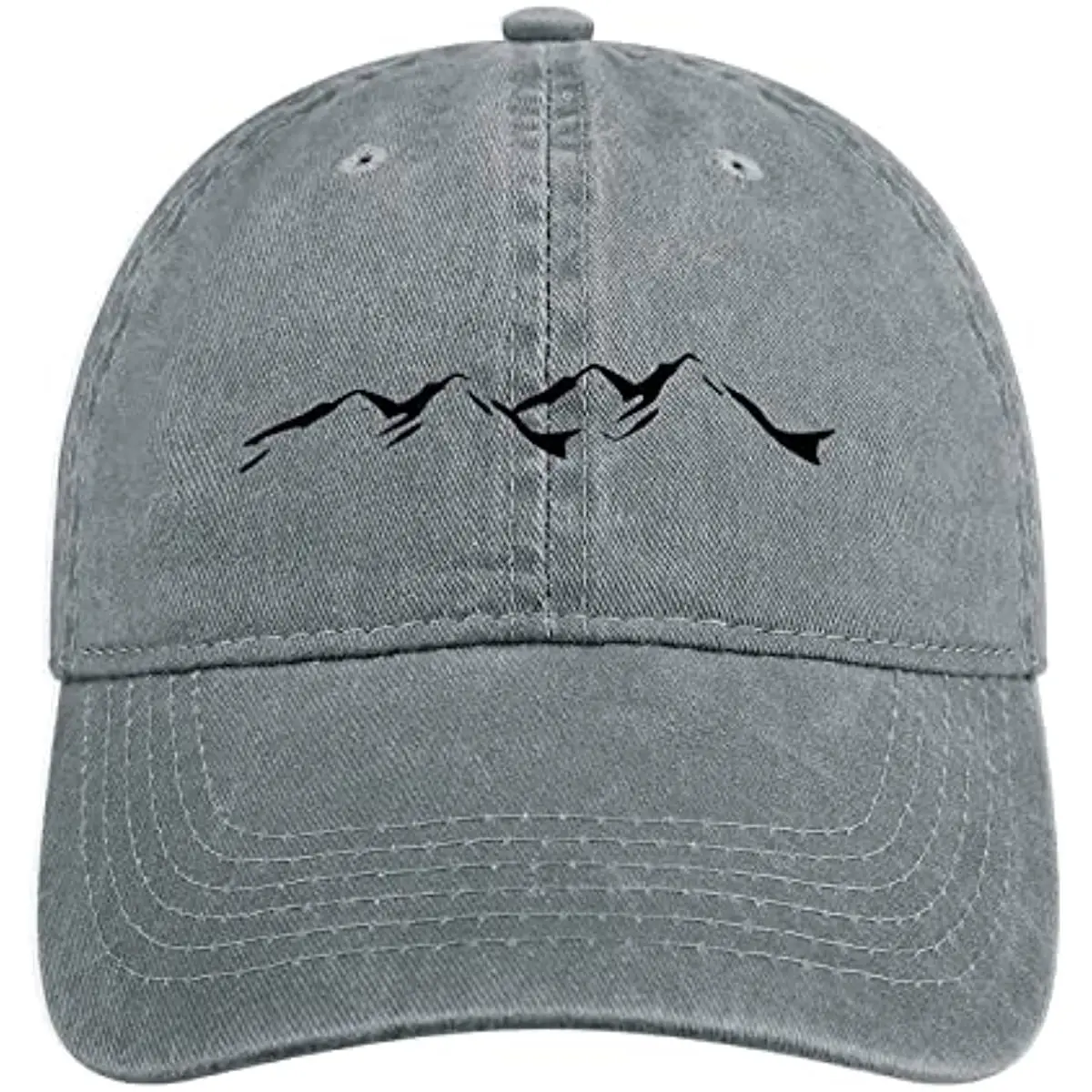 

Hat Mountain Dad Hat Father's Day Original Trucker with Adjustable Sun Hat Denim Baseball Cap for Men Four Seasons Casual