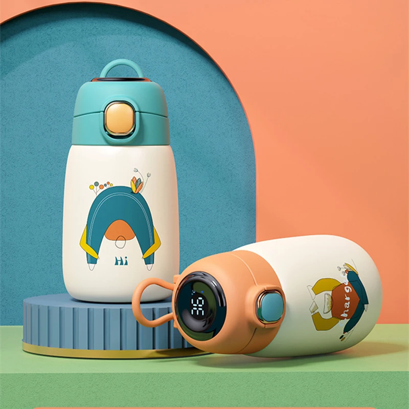 

Belly Cup Children Cartoon 320ml Stainless Steel Water Bottle Mini Portable Creative Water Cup Wholesale Newest Smart 2023 Hot