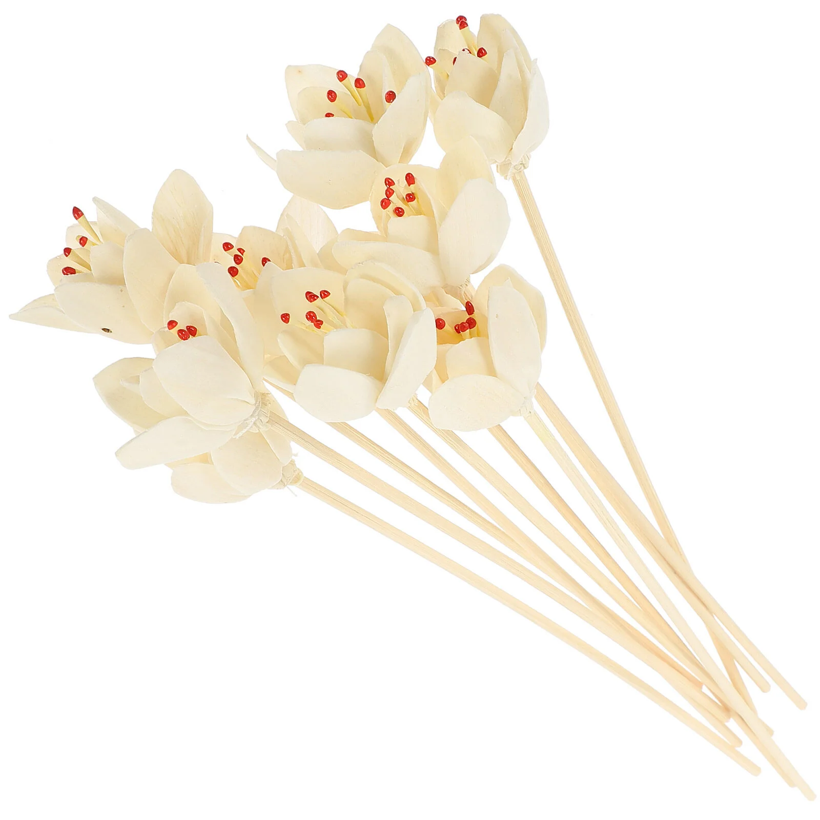 

10 Pcs Dried Flowers Reed Diffuser Fragrance Sticks Replaceable Aroma Wedding Decoration Wood Scented Orchid Artificial