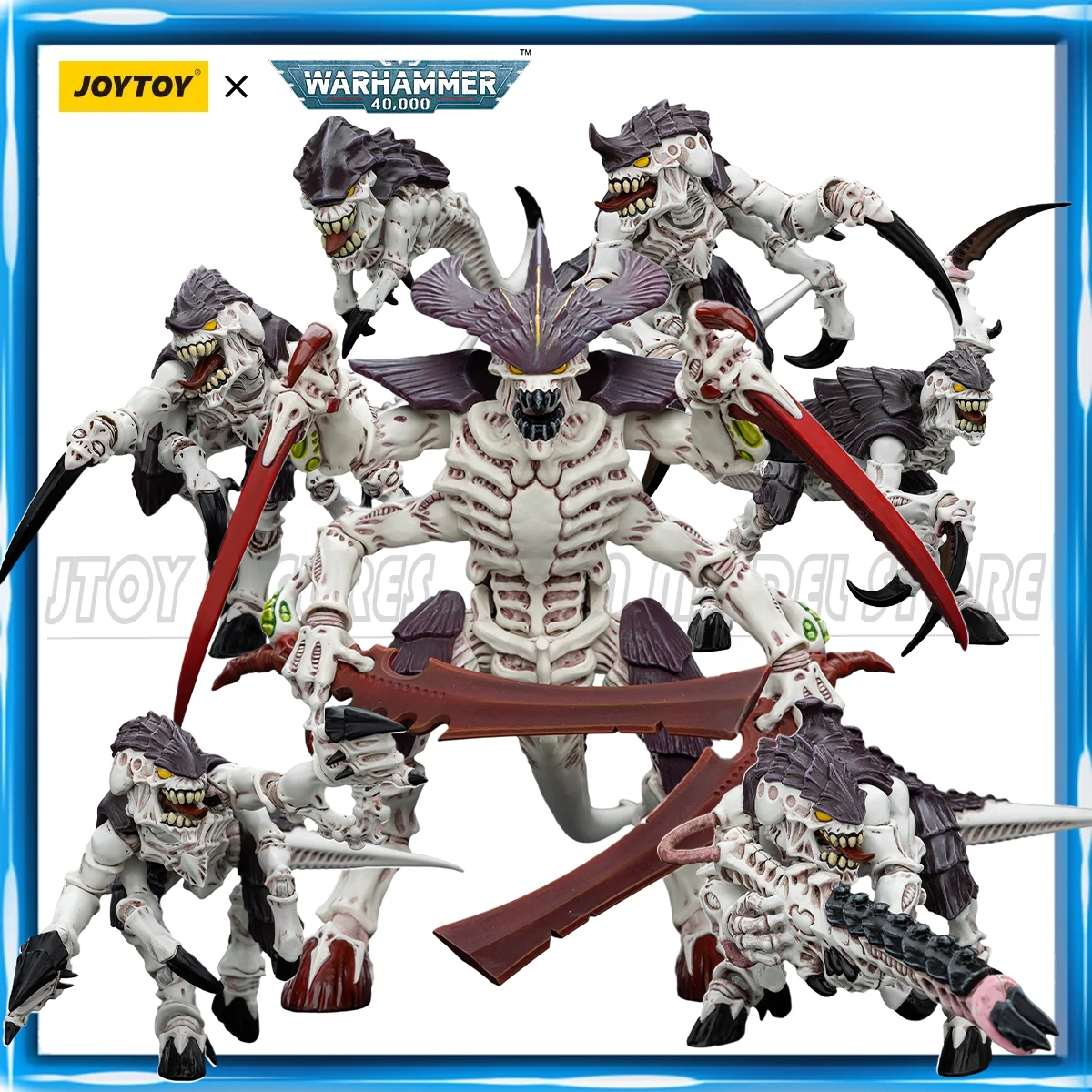 Фото [В НАЛИЧИИ] JOYTOY Warhammer 40K Фигурка Tyranids Улей Флот Левиафан Аниме фигурки Игрушки №1