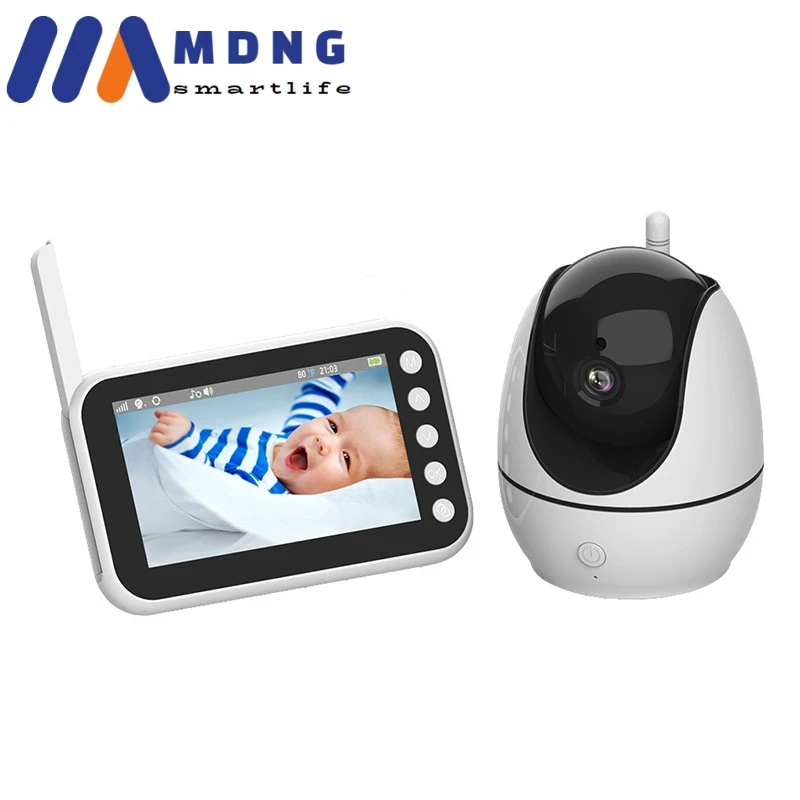 

New 4.5 Inch Wireless Baby Monitor with PTZ Camera Children Surveillance Cameras Night Vision babyphones Portable Monitor
