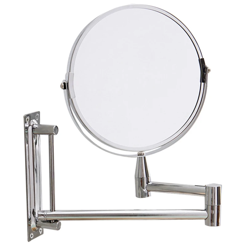 

Hot Bathroom Mirror Magnification Double-Sided Wall Mounted Vanity Magnifying Mirror Swivel, Extendable Wall Mirror