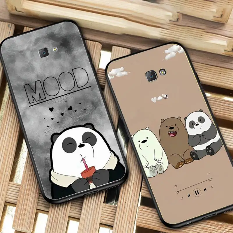 

Cartoon Bear Phone Case for Samsung J 2 3 4 5 6 7 8 prime plus 2018 2017 2016 core
