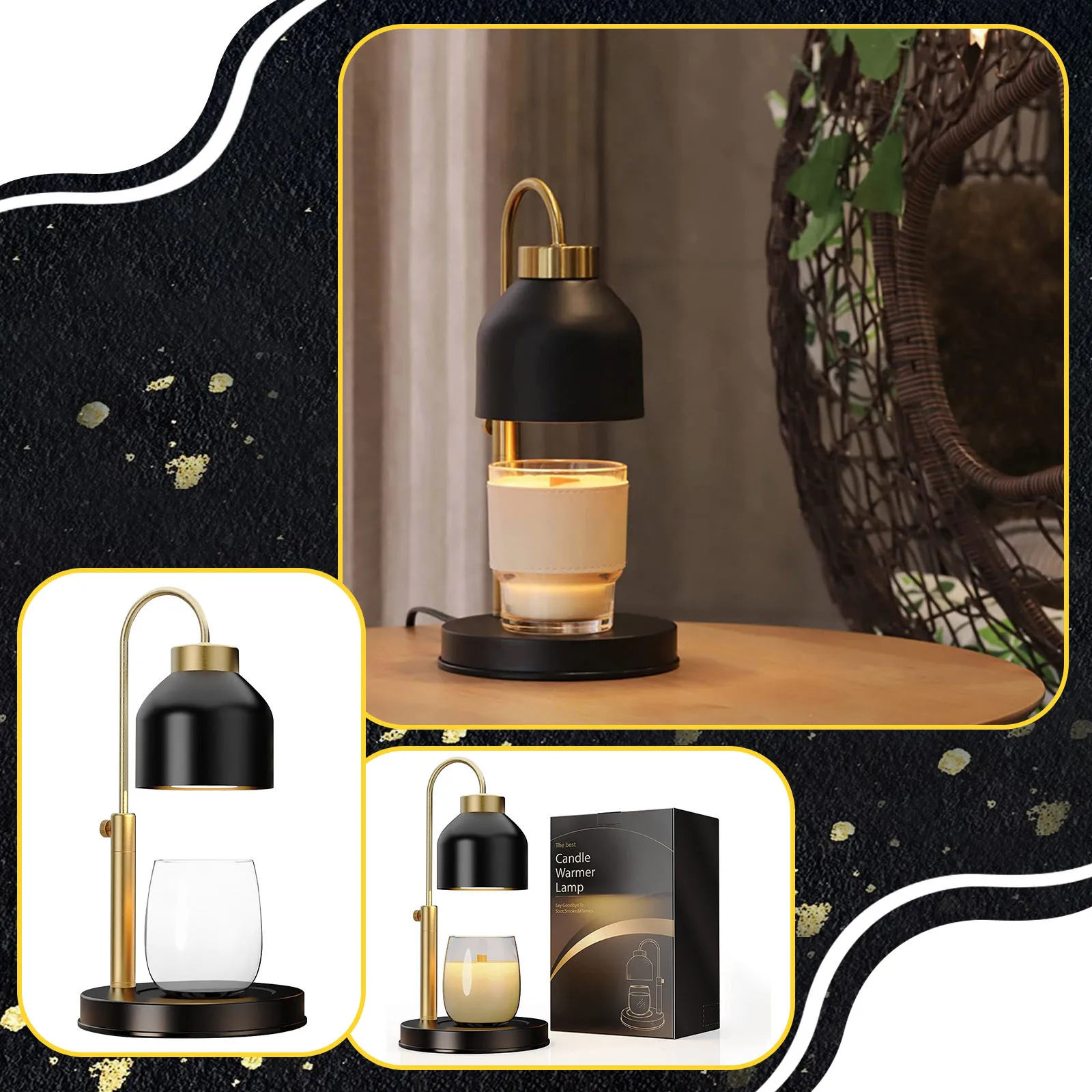 Современная лампа для подогрева свечей металлическая восковая горелка ретро