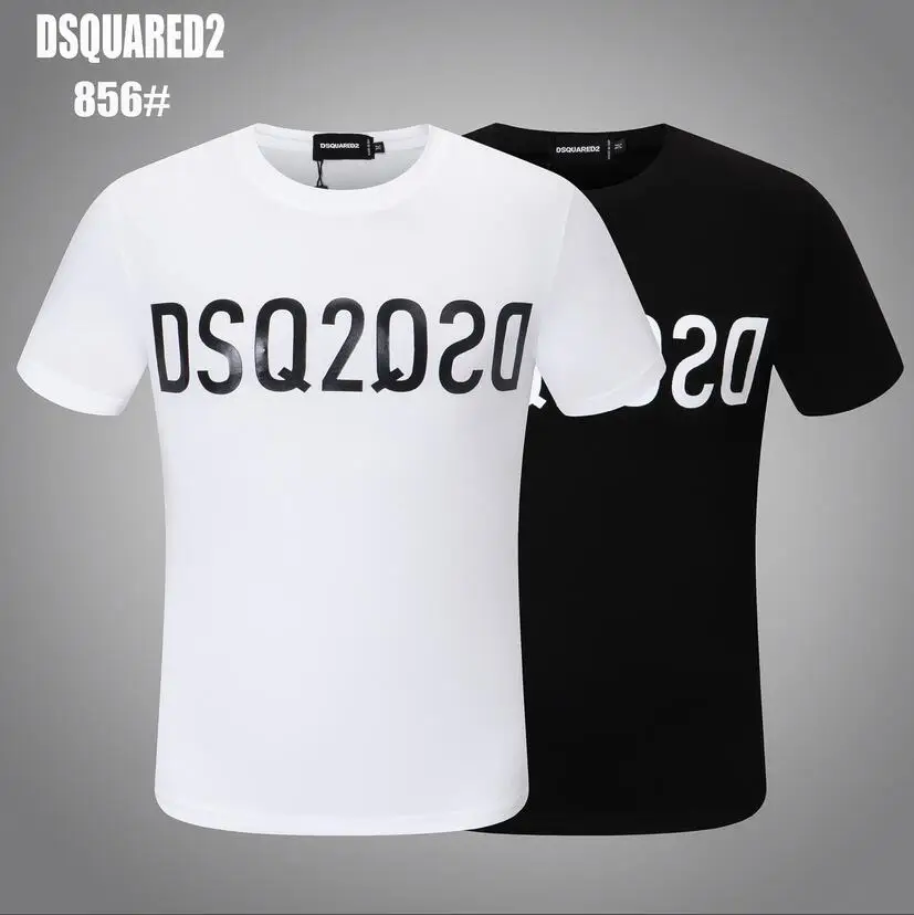 

2022 New Style Dsquared2 Fashion Trend Advanced Men's Women's Couple Printed Locomotive T-Shirt