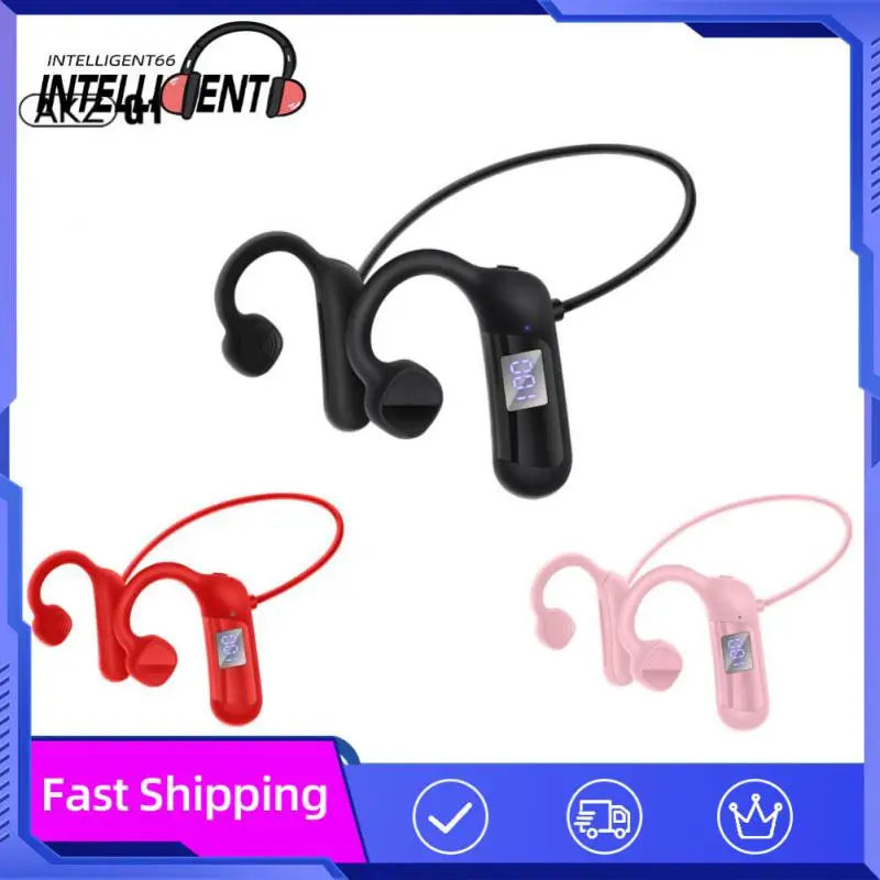 

With Digital Power Display Music Earphone Support Tf Card Wireless Headphone Waterproof 5.0 Bone Conduction Headset