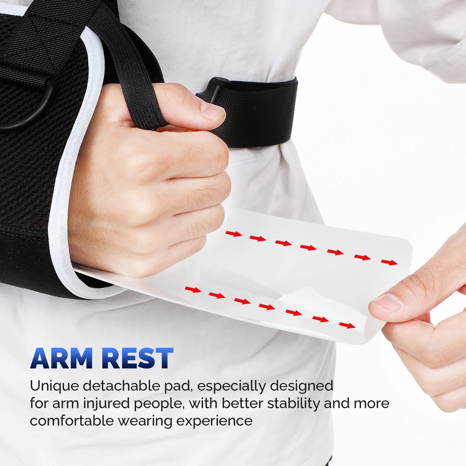 

Healifty Fracture Arm Sling Elbow Wrist Injury Arm Sling Shoulder Immobilizer Arm Rotator Cuff Brace Support