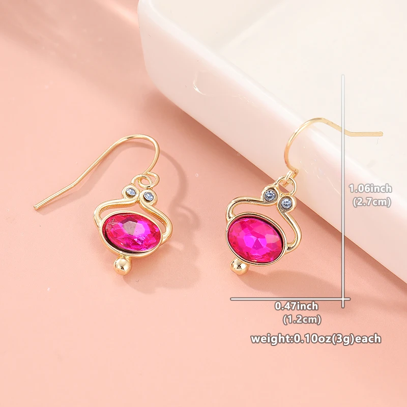 Новые винтажные элегантные серьги-подвески из синтетического циркона