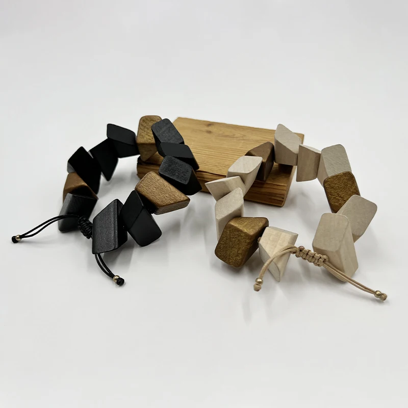 Браслеты Женские в стиле бохо с деревянными бусинами