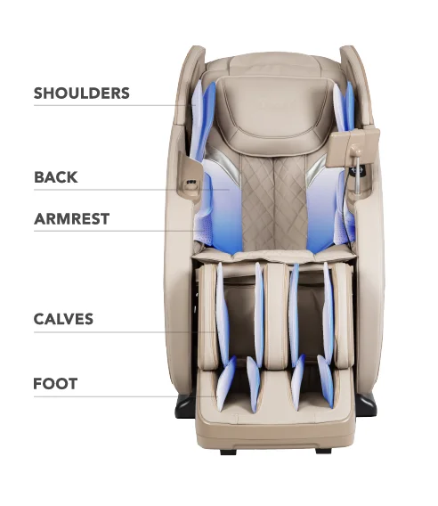 Полностью автоматический массажер для всего тела Riway Thai 4D складное 3d-кресло