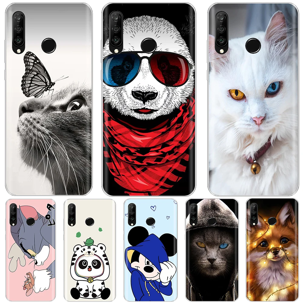 

Suitable for Huawei P30 20 50 Pro spray painted TPU soft back cover suitable Huawei P50 P20 P30 Lite New protective phone case