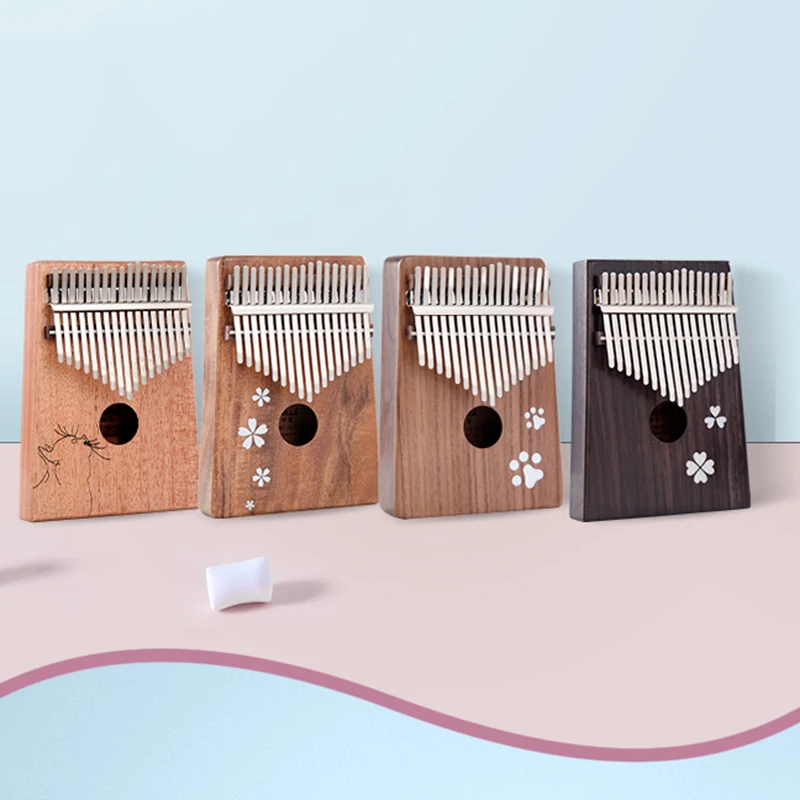 17 Key Thumb Piano Children Finger Gaming Miniature Musical Instruments Kalimba Music Keyboard Caja Musical Musical Supplies