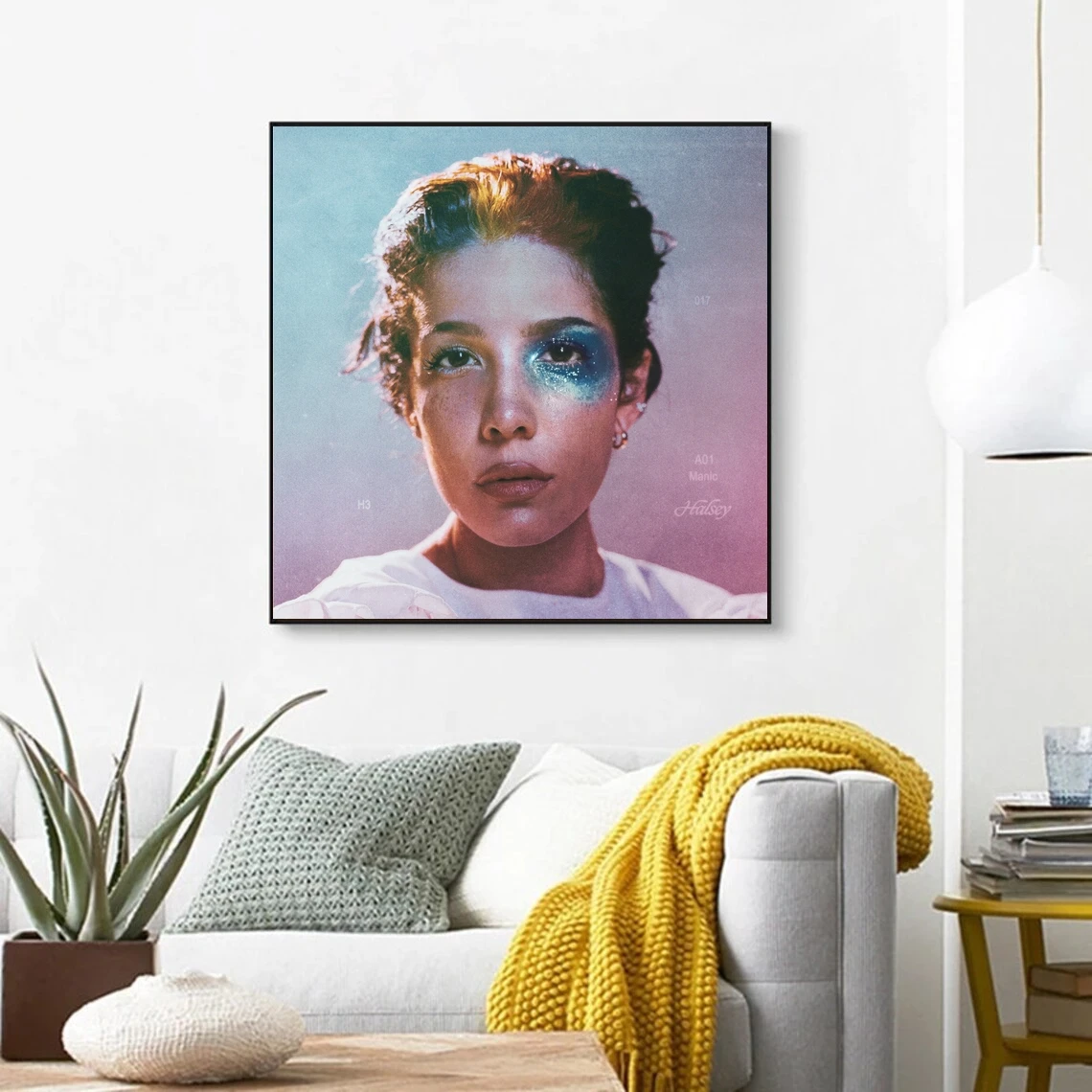 Музыкальный альбом Halsey Manic постер на холсте художественный принт домашний декор