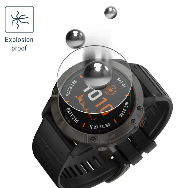 10 упаковок экран для часов Garmin Fenix7 7S 7X 6 6X 6S 5 5X фотопленка HD 3D закаленное стекло