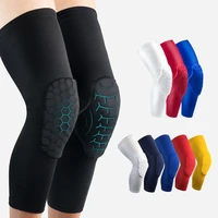 sports non slip full length compression leg cover knee support protection basketball football running riding