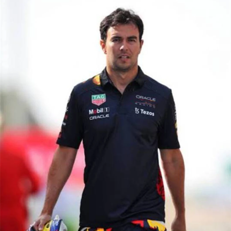 Оркул Red Color Bull Racing 2022 Футболка Поло для команды гонщиков Униформа MAX VERSTAPPEN Формула