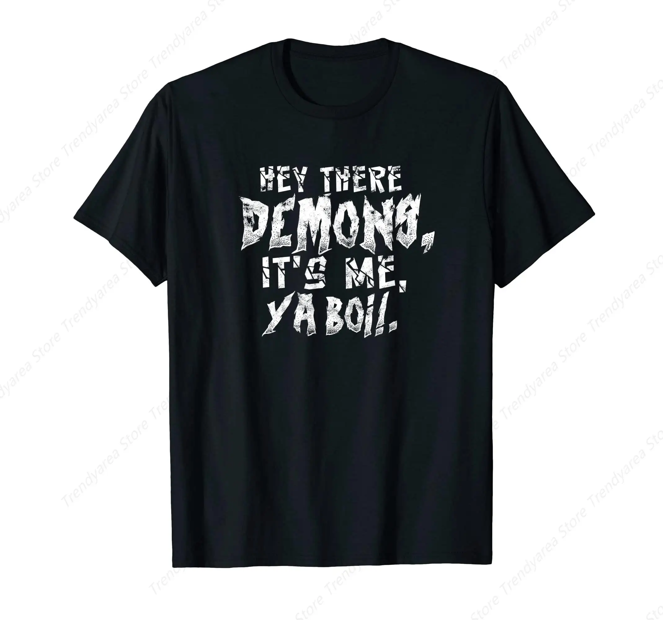 Фото Футболка «Эй, там демоны» It's me ya boi demons на Хэллоуин №1