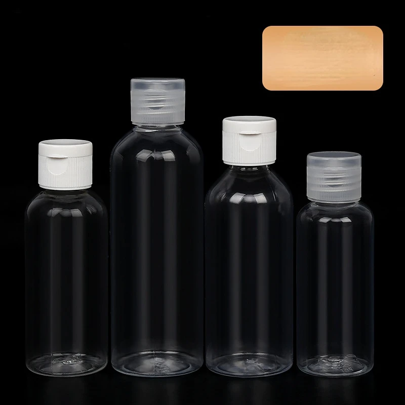 1Pcs Portable Travel Bottle 100 ml Plastic Clear Bottles for Travel Sub Bottle Shampoo Cosmetic Lotion Container