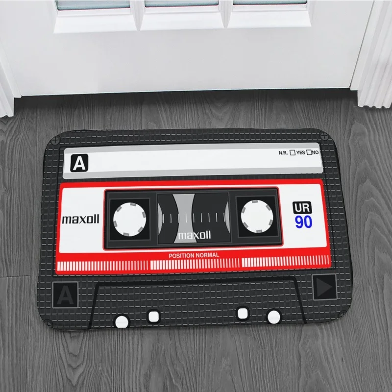 

Music Printing Decorative Carpet Anti-Slip Bathroom Door Mats Kitchen Living Room Bedroom Decorative Floor Mats