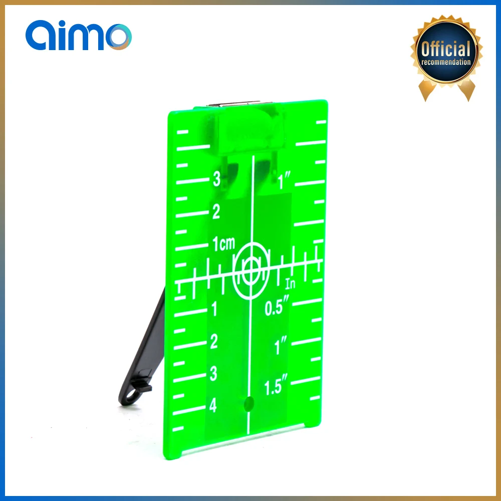 

Laser Level Target Board Red/Green Line Beam Distance Plate Magnetic Inch/cm Leveling Board Tool Accessory