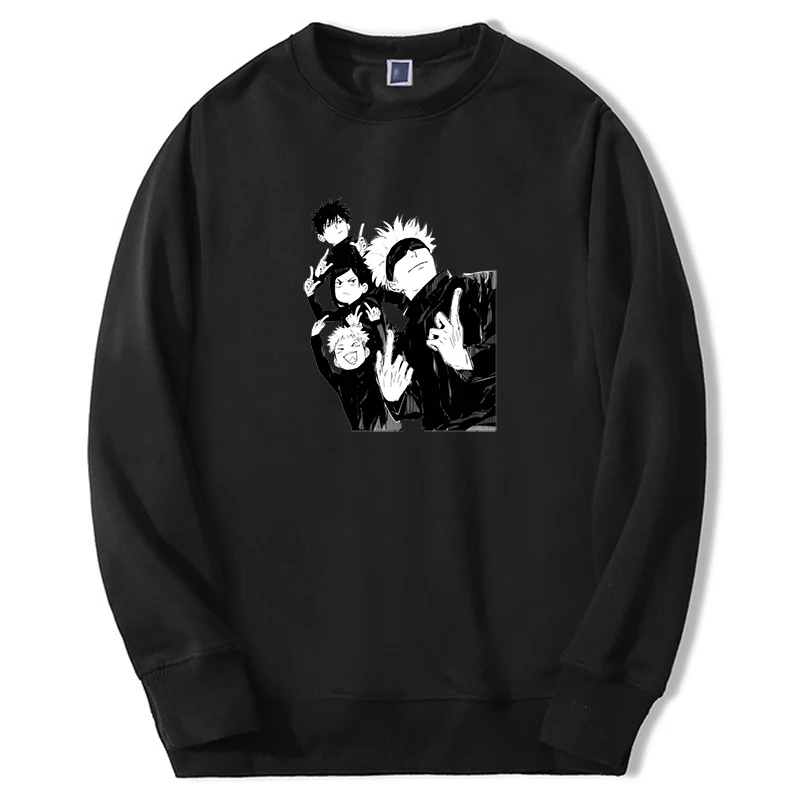 

Jujutsu Kaisen Japan Anime Sweatshirts Men Women Summer Gojo Satoru Manga Graphic Hoodie Fashion Harajuku Cotton Anime Clothes