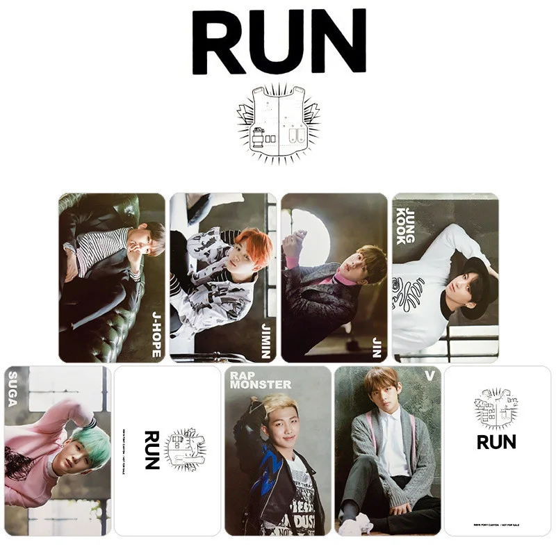 

South Korean Groups KPOP Bangtan Boys JAPAN Album RUN YOUTH Cards Lomo Card PhotoCard Poster Postcard JUNG KOOK JIMIN SUGA JIN