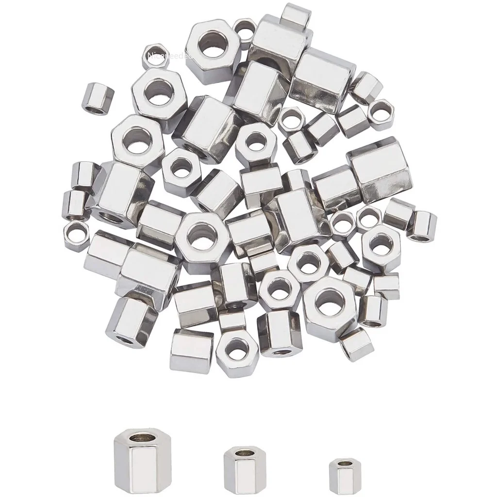 

Шестигранные распорки для ювелирных изделий, 3 размера, 120/4,5/3,2 мм, 2,1 шт.