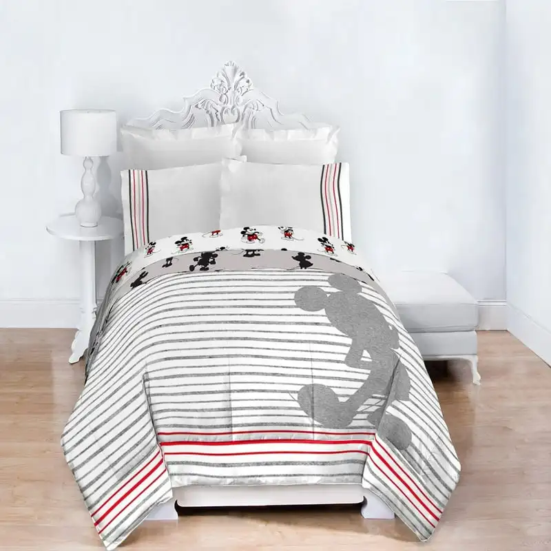 

Кроватка в полоску для годовщины, Комплект постельного белья с двусторонним одеялом