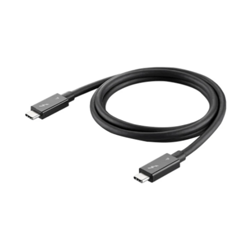 

Thunderbolt 4 Cable 40Gbps for Thunerbolt 4 Dock Station Thunderbolt4 Male to Thunderbolt Male Cord for Laptop 1.2M