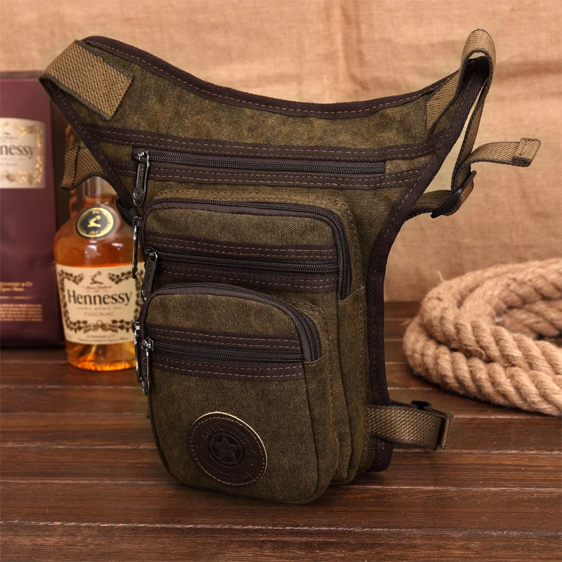 

Quality Drop Crossbody High Fanny Shoulder Bag Belt Bags Bag Bum Messenger Military Purse Hip Pack Men Leg Waist Canvas/nylon