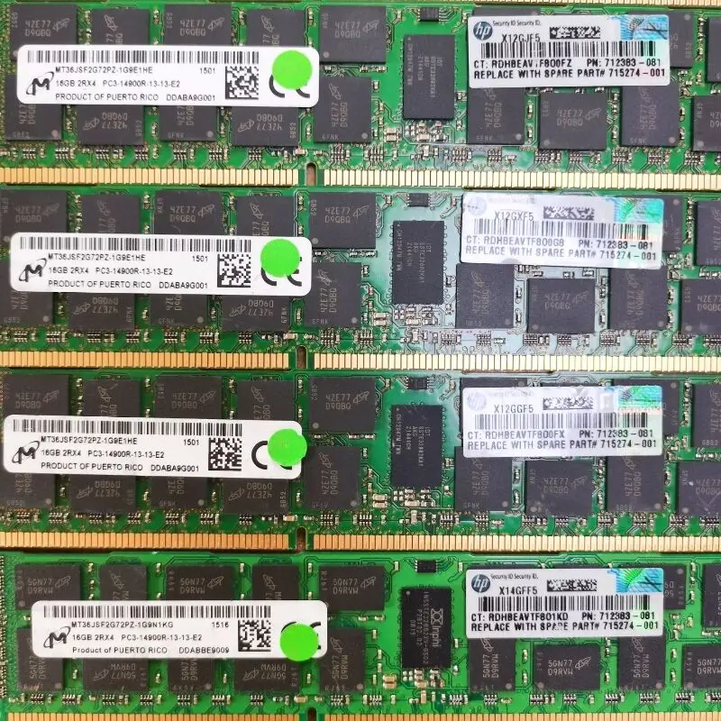 

Micron DDR3 16GB 1866MHz Server Memory REG ECC RAMs 16GB 2Rx4 PC3-14900R-13 Server computer memory