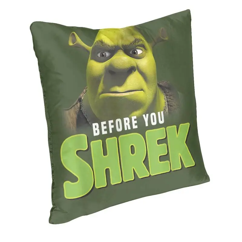 Роскошный Забавный чехол для подушки Шрек с аниме мемом дивана из полиэстера