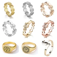ring skeleton skulls for women men female girls ring vintage fashion gold rings bee cutout ring copper coins ring couple jewelry