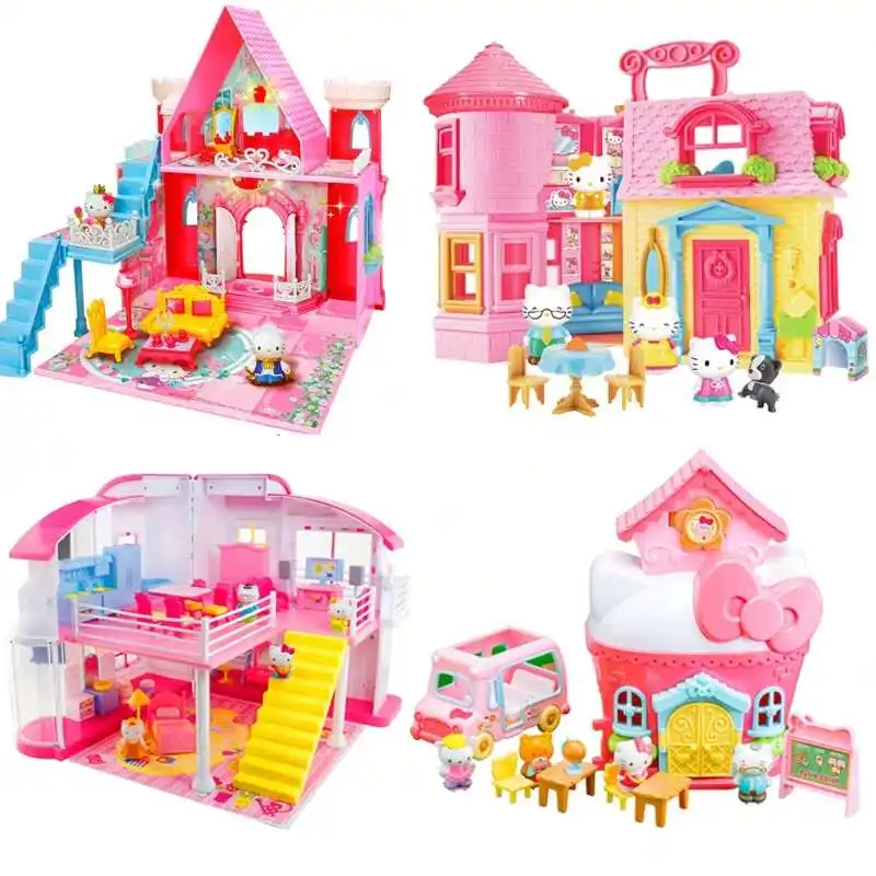 

Helloittyes Food Gardens Amusement Park Scene Model Toys Princess Girl Play House Toys Birthday Gift