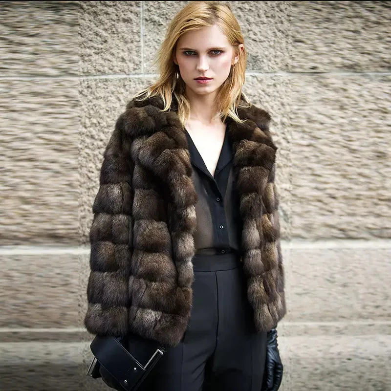 Рисунок 4 - Роскошные русские Короткие пальто из соболиного меха