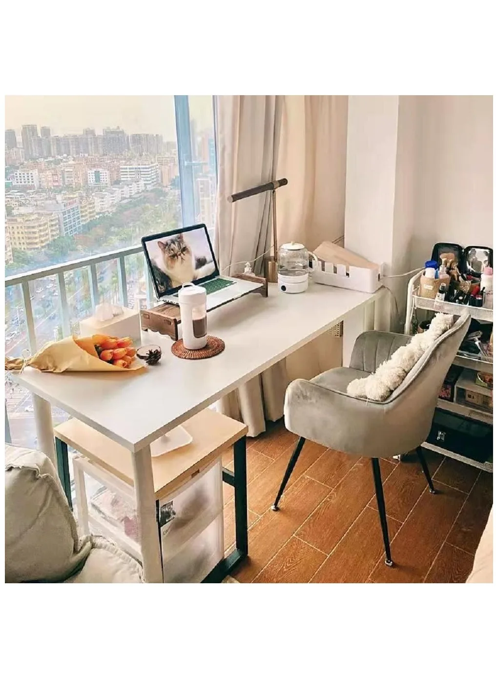 

Computer Workstation Desk Easily Assembled 80*40*74cm