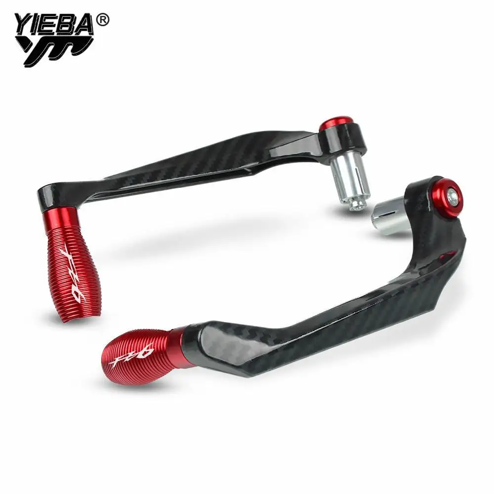 

For Yamaha FZ6 FZ 6 With logo 2018 2019 All Year Carbon Fiber Aluminum Alloy Motorcycle Brake Clutch Levers Protection Guard