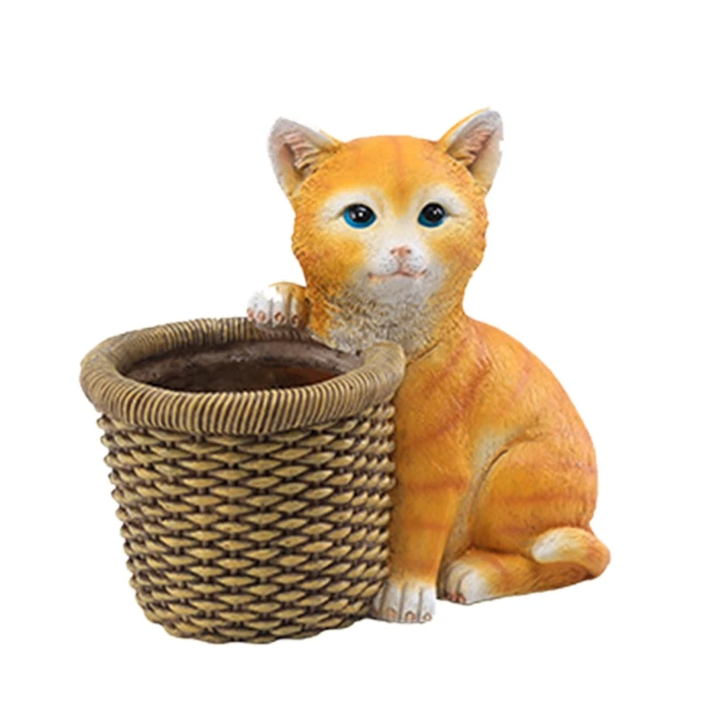 

Creative Cartoon Animal Cat Flower Pot Succulent Plant Pot Decoration Personality Potted Home Decoration