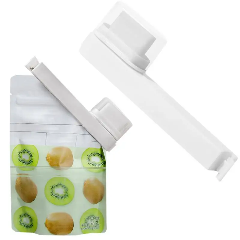 

Seal Pour Bag Clip Food Storage Sealing Clips With Cover Food Sealer Clips Moisture Sealing Clamp Food Saver Kitchen Snack Tool