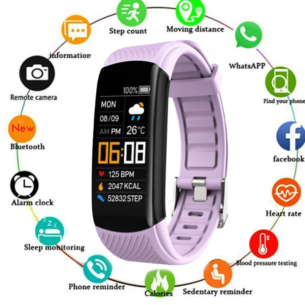 

Fashion Smartwatch Smart Watch Women Bracelet Pedometer Blood Pressure Monitor Electronic Woman Smartband For Android IOS Best