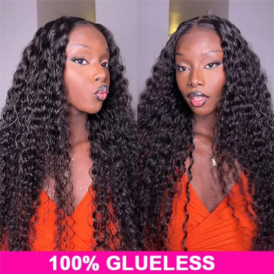 Wear and Go Deep Wave 4x4 5x5 HD Парик с кружевной застежкой и предварительно выщипанной