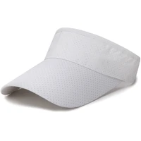 summer breathable air sun hats men women adjustable visor uv protection top empty solid sports tennis golf running sunscreen cap