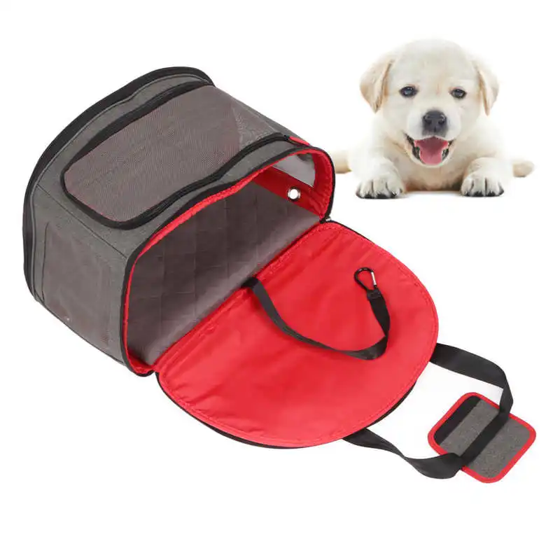 Pet Carrier Waterproof Oxford Cloth Breathable Collapsible Portable 2 in 1 Pet Handbag Car Nest for Puppies and Cats