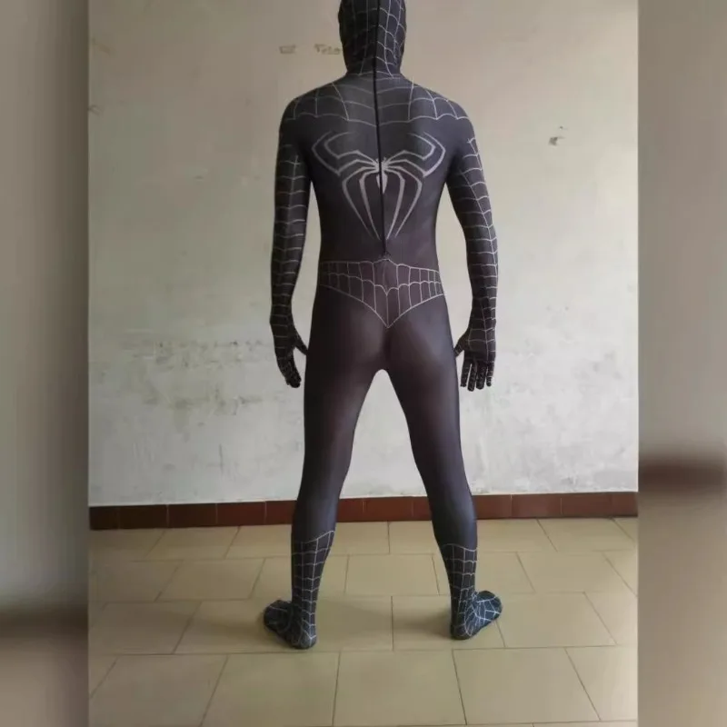 Костюм Человека-паука для взрослых супергерой паук черный Реми Тоби Майлз