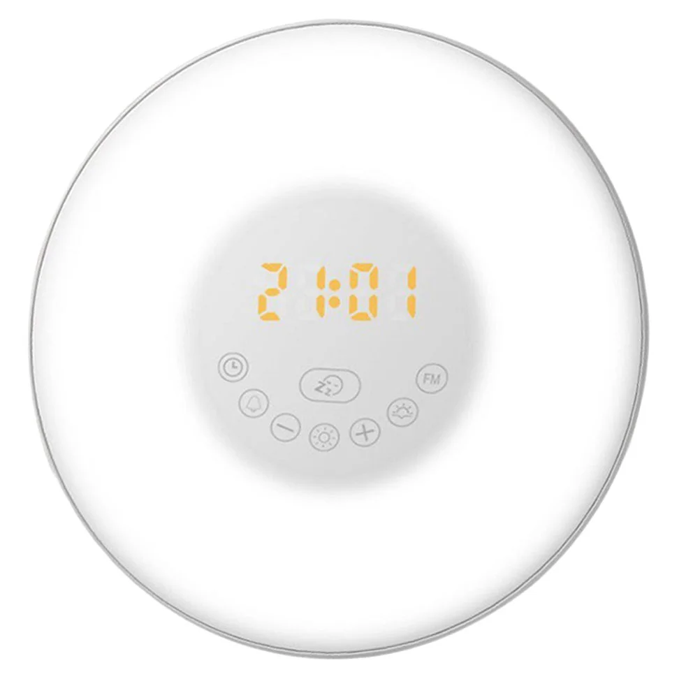 

1Pc LED Waking Alarm Clock Household Electric Alarm Clock Present (AU Plug)