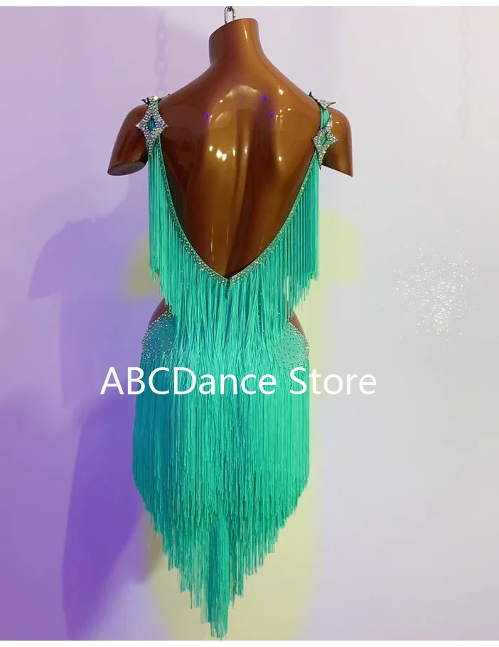 Женское платье для латиноамериканских танцев танцевальное и британских
