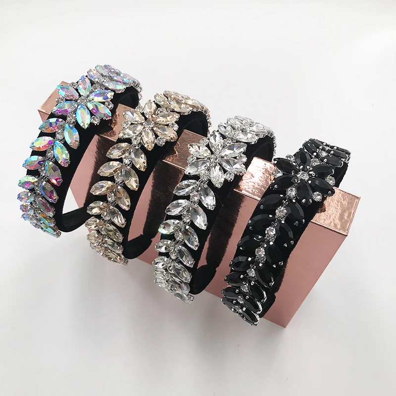 

2020 Wholesale Full Rhinestone Headband For Women New Headband Fashion Creative Hair Accessories Headwear
